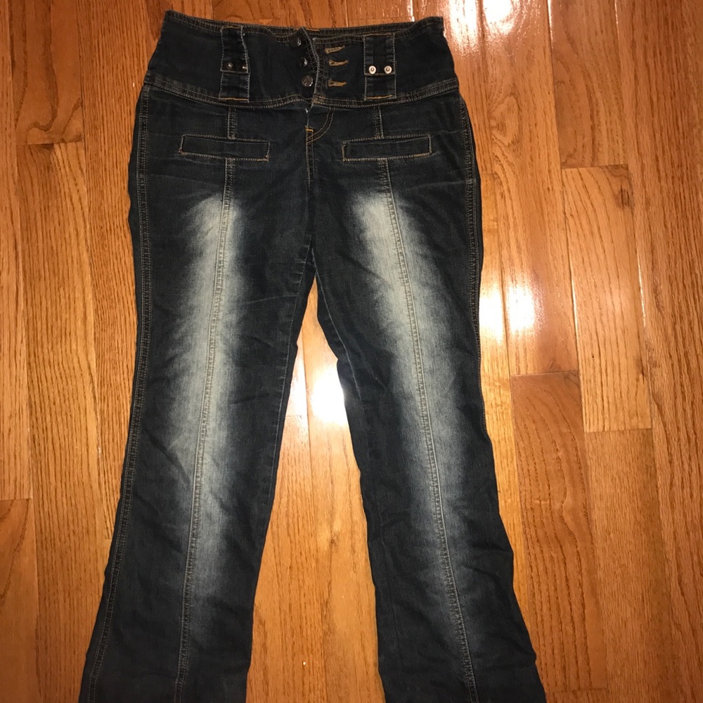 Blue vintage jeans